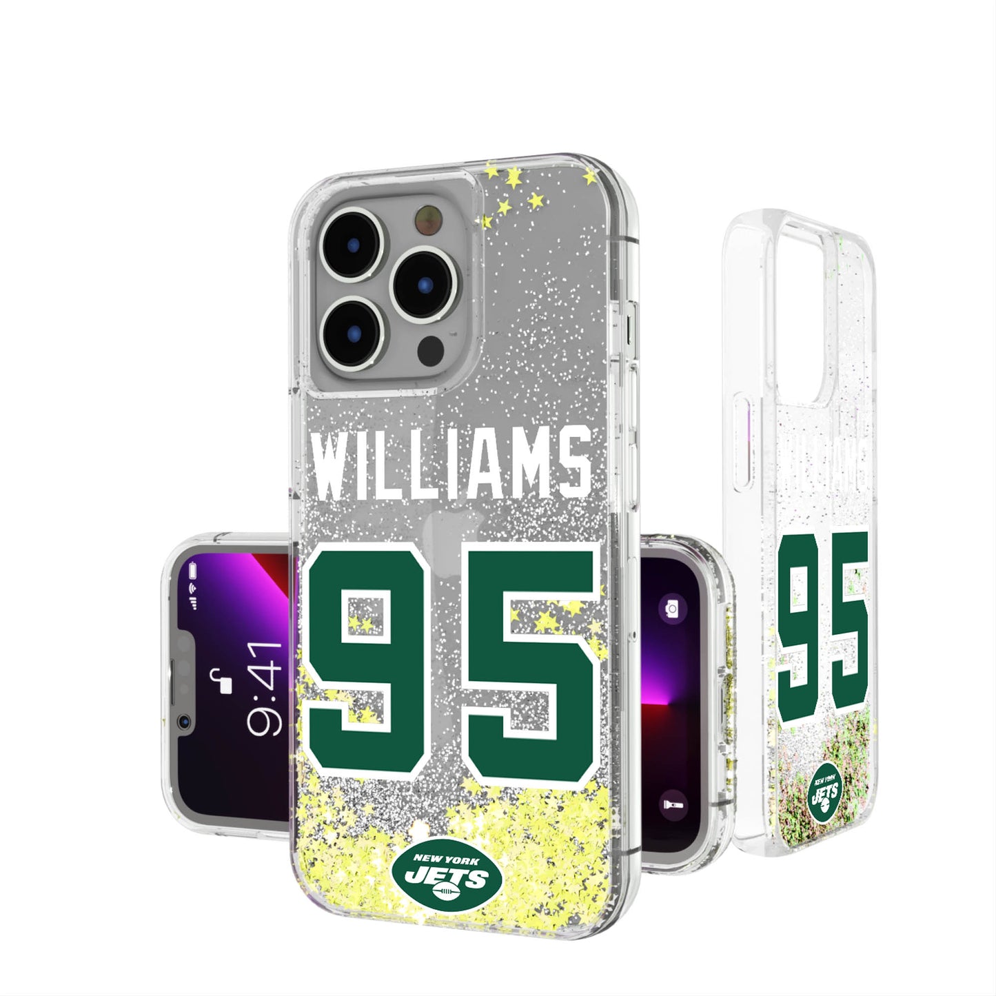 Keyscaper Quinnen Williams New York Jets iPhone Glitter Phone Case