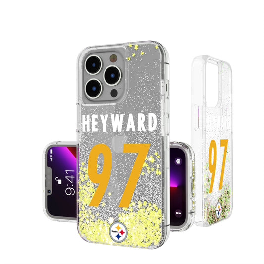 Keyscaper Cameron Heyward Pittsburgh Steelers iPhone Glitter Phone Case