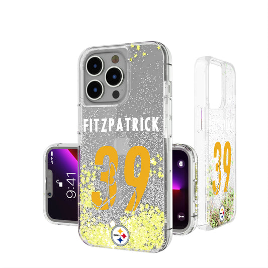 Keyscaper Minkah Fitzpatrick Pittsburgh Steelers iPhone Glitter Phone Case