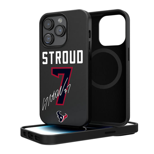 Keyscaper C.J. Stroud Houston Texans iPhone Magnetic Bump Case