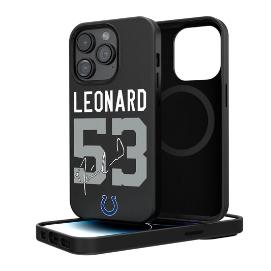 Keyscaper Shaquille Leonard Indianapolis Colts iPhone Magnetic Bump Case