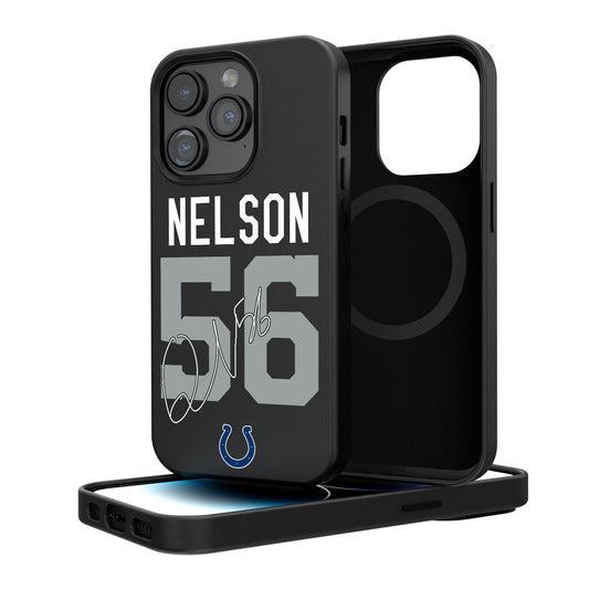 Keyscaper Quenton Nelson Indianapolis Colts iPhone Magnetic Bump Case