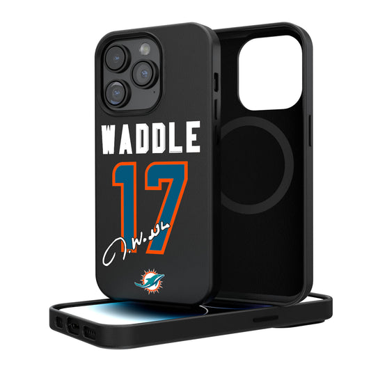 Keyscaper Jaylen Waddle Miami Dolphins iPhone Magnetic Bump Case