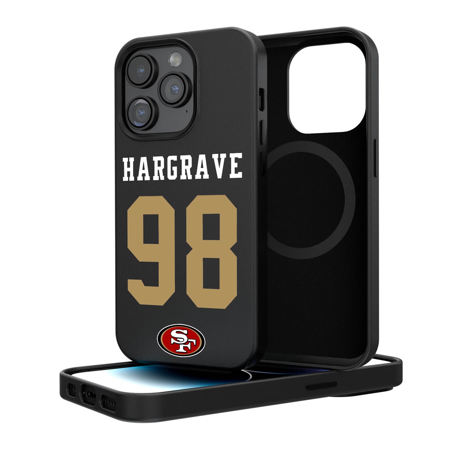 Keyscaper Javon Hargrave San Francisco 49ers iPhone Magnetic Bump Case