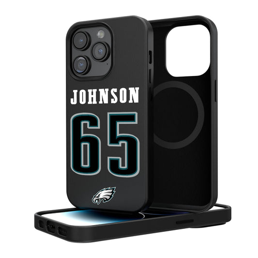 Keyscaper Lane Johnson Philadelphia Eagles iPhone Magnetic Bump Case