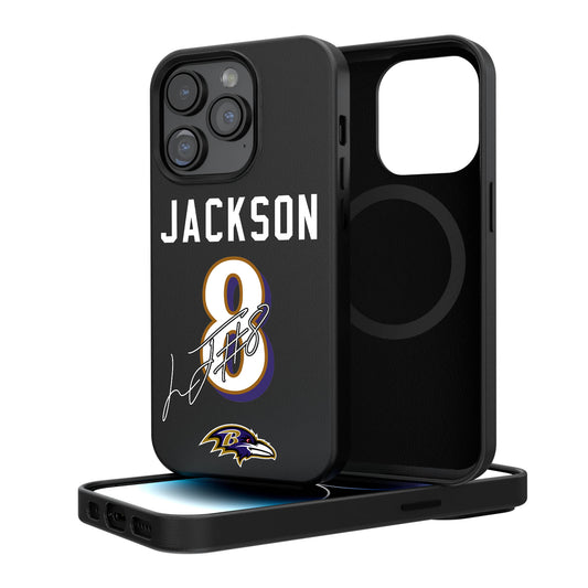 Keyscaper Lamar Jackson Baltimore Ravens iPhone Magnetic Bump Case