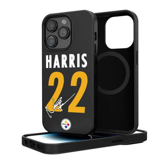 Keyscaper Najee Harris Pittsburgh Steelers iPhone Magnetic Bump Case