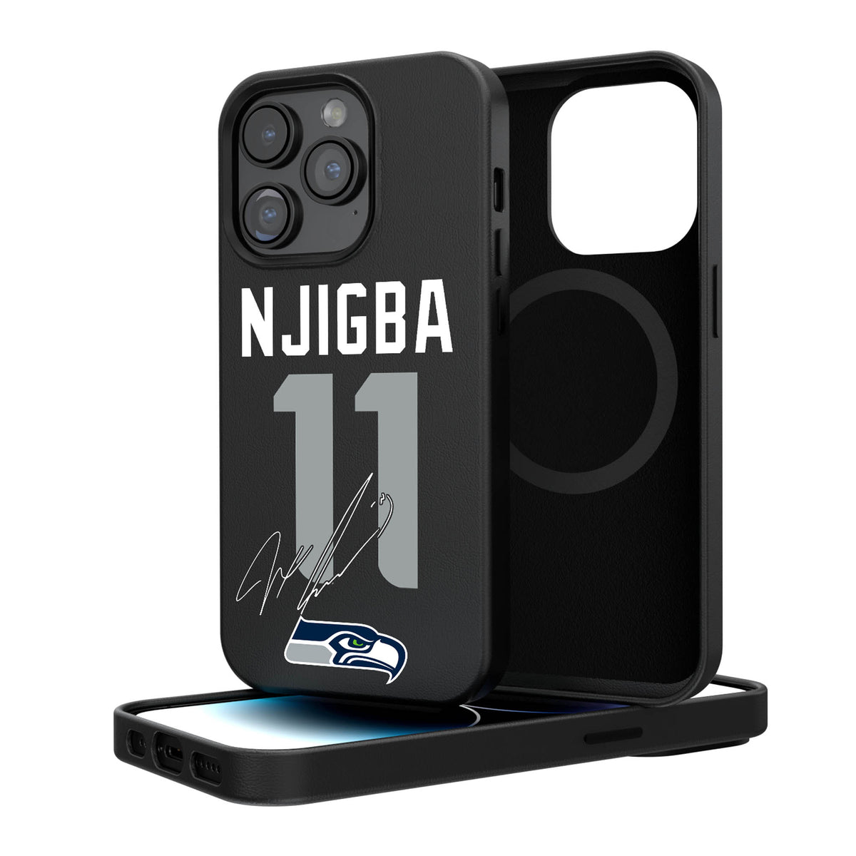 Keyscaper Jaxon Smith-Njigba Seattle Seahawks iPhone Magnetic Bump Case