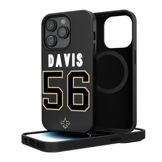 Keyscaper Demario Davis New Orleans Saints iPhone Magnetic Bump Case