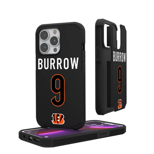 Keyscaper Joe Burrow Cincinnati Bengals iPhone Rugged Case