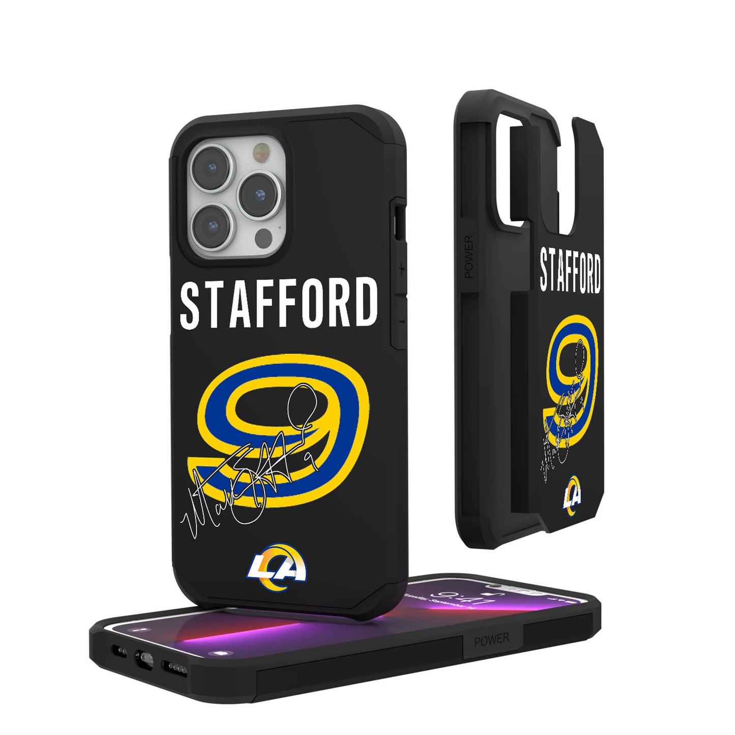 Keyscaper Matthew Stafford Los Angeles Rams iPhone Rugged Case