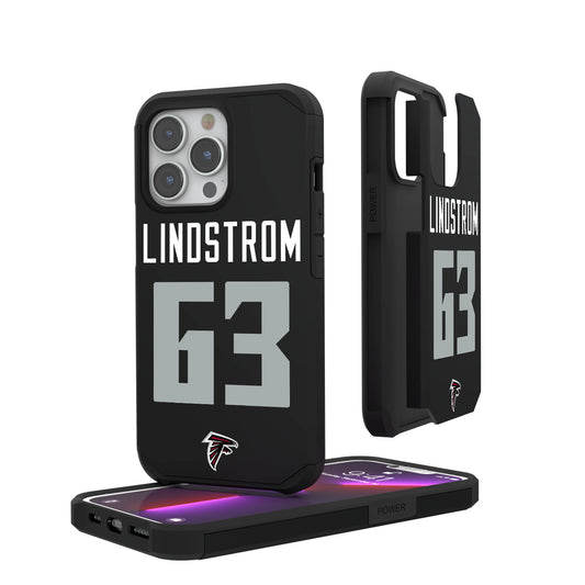 Keyscaper Chris Lindstrom Atlanta Falcons iPhone Rugged Case