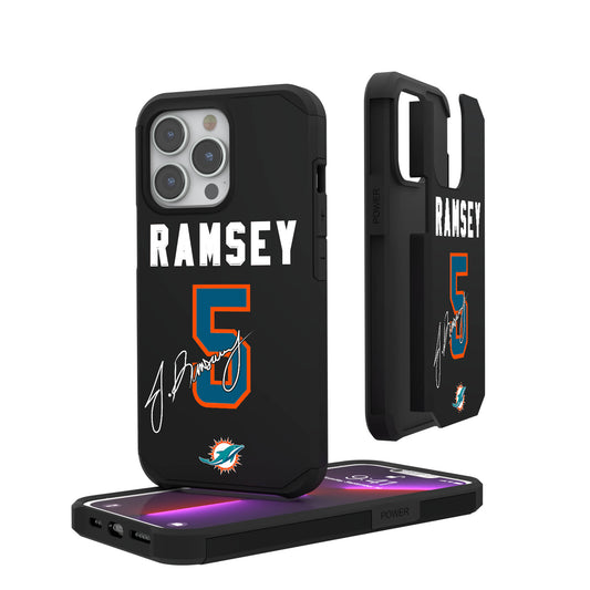 Keyscaper Jalen Ramsey Miami Dolphins iPhone Rugged Case