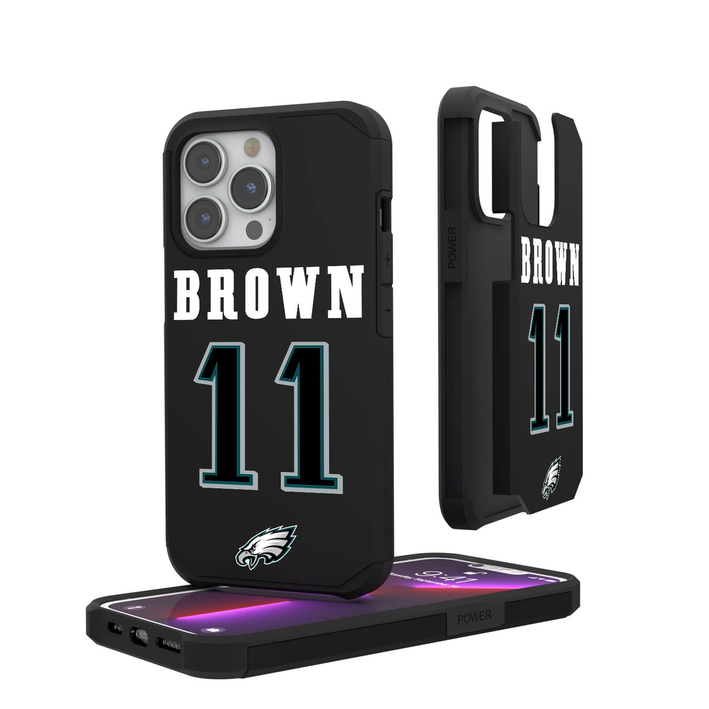 Keyscaper A.J. Brown Philadelphia Eagles iPhone Rugged Case