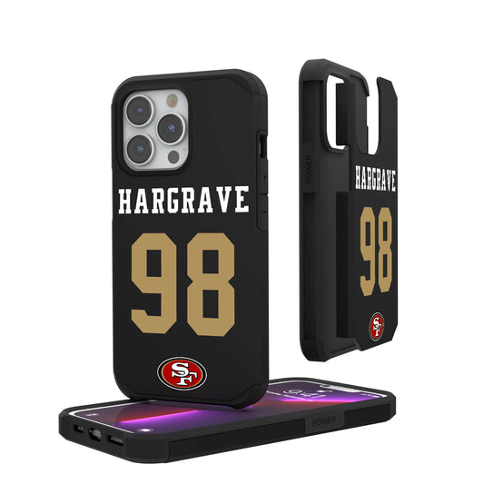 Keyscaper Javon Hargrave San Francisco 49ers iPhone Rugged Case