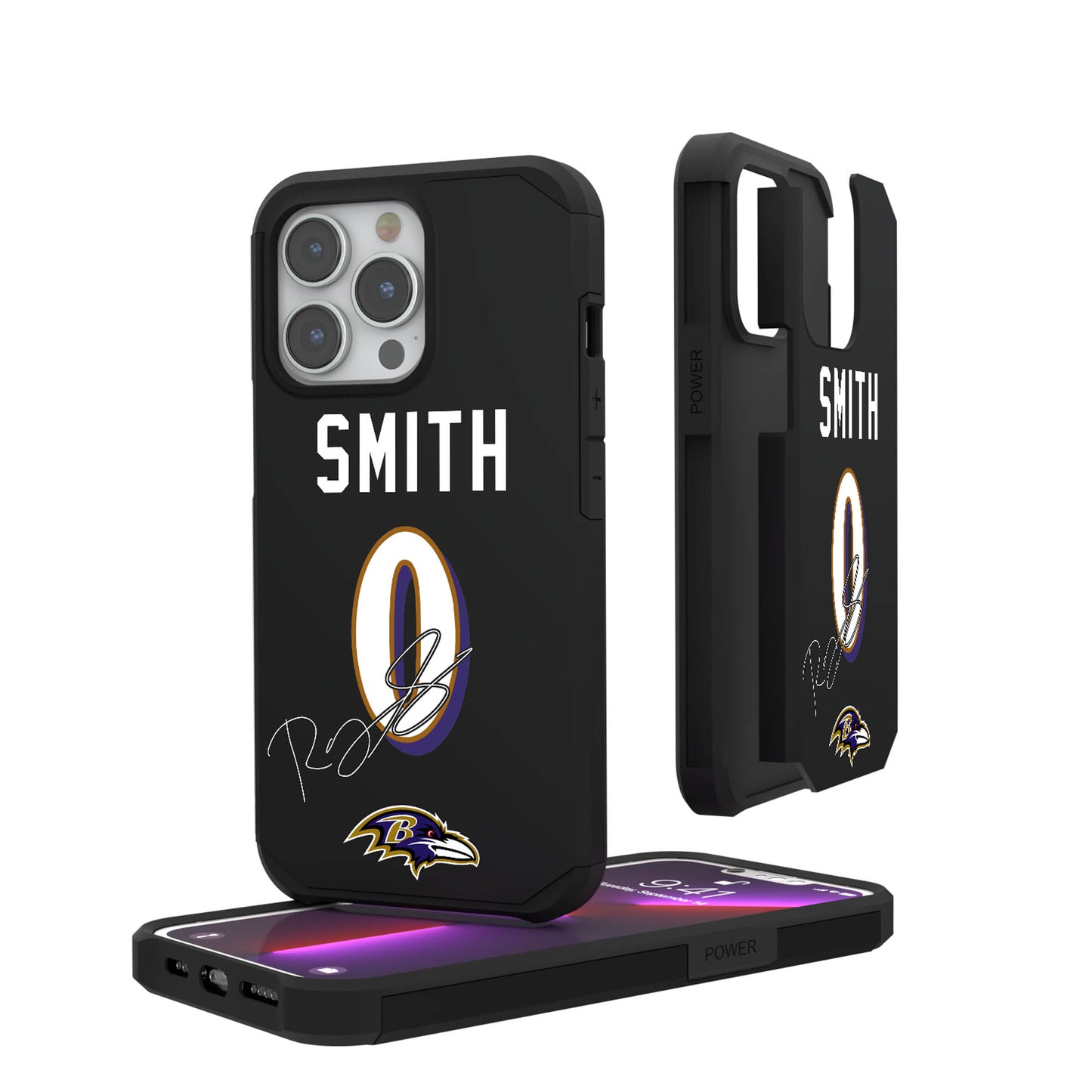 Keyscaper Roquan Smith Baltimore Ravens iPhone Rugged Case