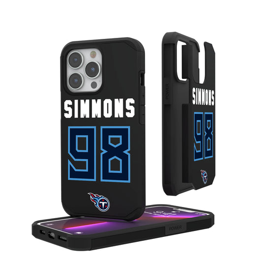 Keyscaper Jeffery Simmons Tennessee Titans iPhone Rugged Case