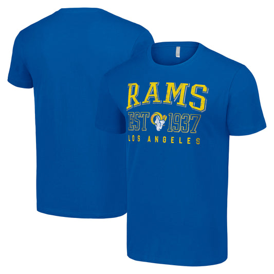 Men's Starter Royal Los Angeles Rams Throwback Logo T-Shirt