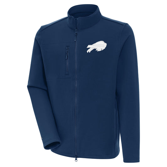 Men's Antigua Navy Buffalo Bills Objection Full-Zip Jacket