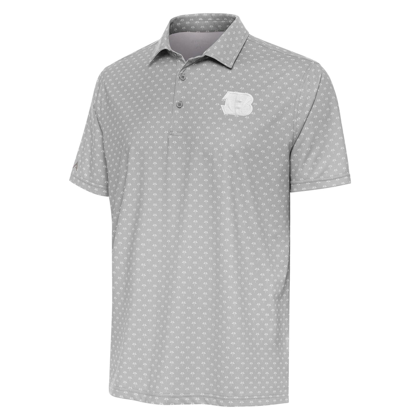 Men's Antigua Gray Cincinnati Bengals Kona Polo