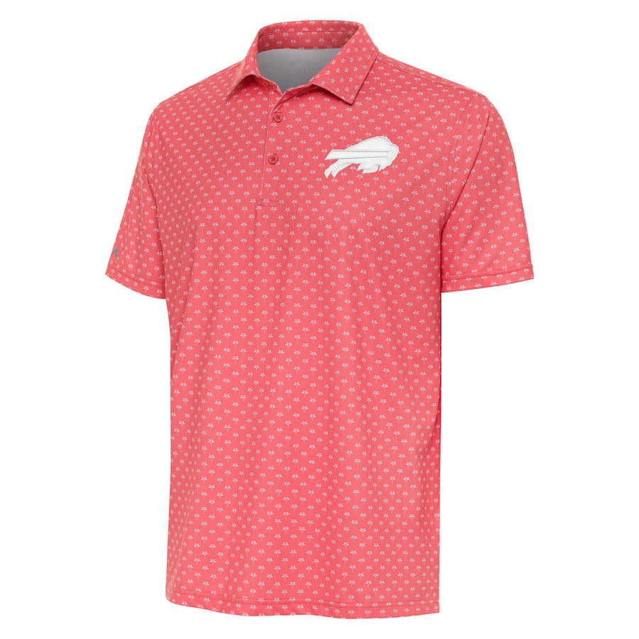 Men's Antigua Coral Buffalo Bills Kona Polo