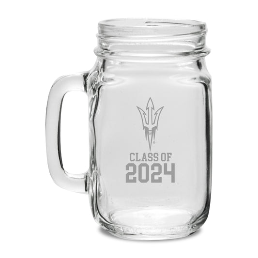 Arizona State Sun Devils Class of 2024 16oz. Drinking Jar