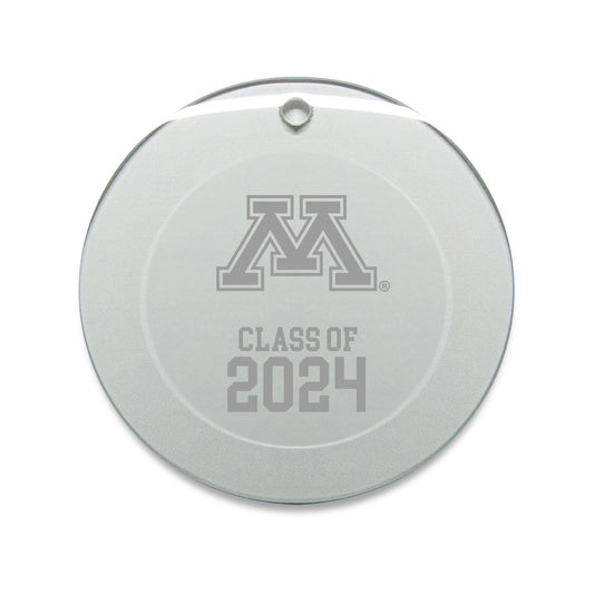 Minnesota Golden Gophers Class of 2024 3'' x 3'' Circle Ornament