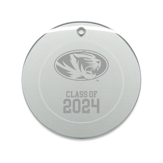 Missouri Tigers Class of 2024 3'' x 3'' Circle Ornament