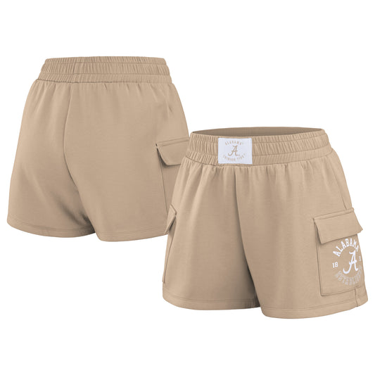 Women's WEAR by Erin Andrews Tan Alabama Crimson Tide Neutral Shorts