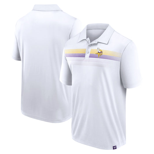 Men's Fanatics White Minnesota Vikings Big & Tall Sublimated Polo