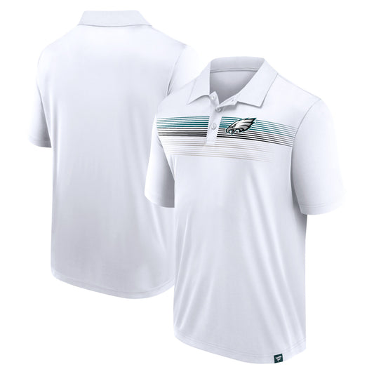 Men's Fanatics White Philadelphia Eagles Big & Tall Sublimated Polo