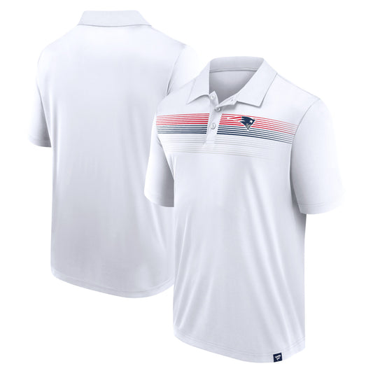 Men's Fanatics White New England Patriots Big & Tall Sublimated Polo