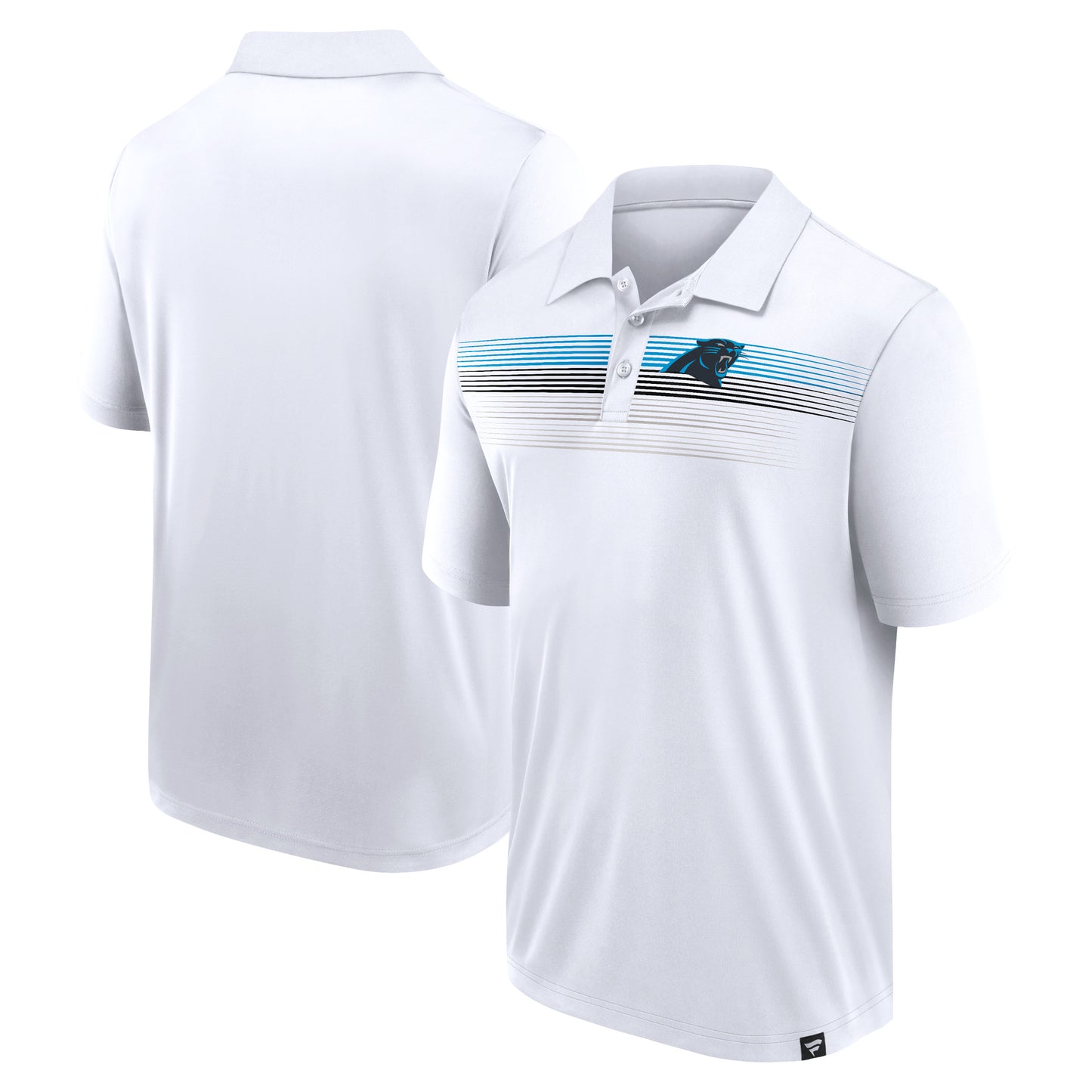 Men's Fanatics White Carolina Panthers Big & Tall Sublimated Polo