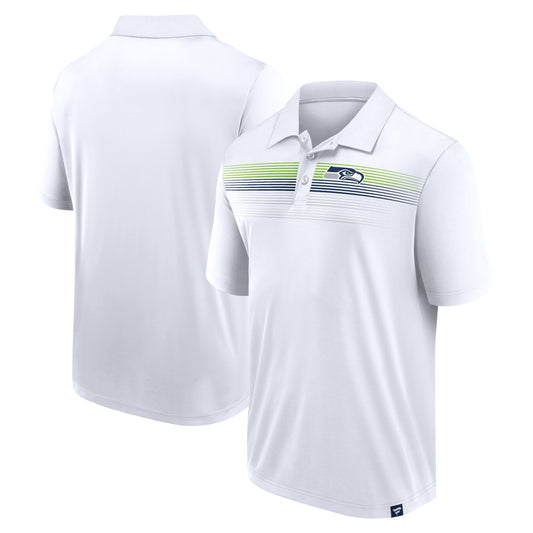 Men's Fanatics White Seattle Seahawks Big & Tall Sublimated Polo