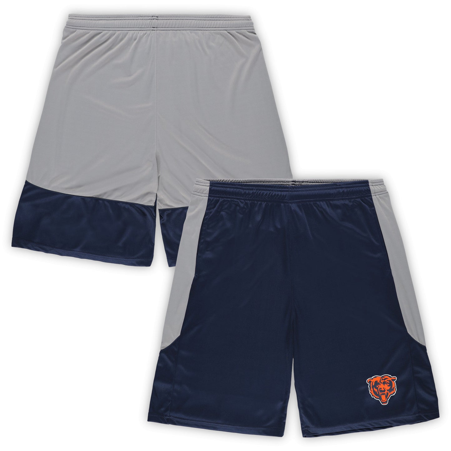 Men's Fanatics Navy Chicago Bears Big & Tall Team Logo Shorts