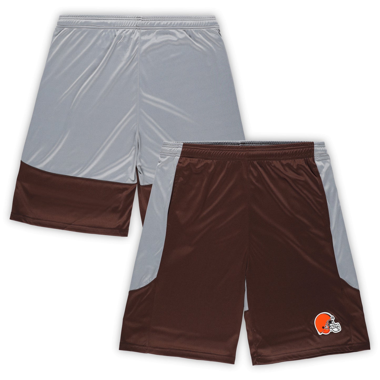 Men's Fanatics Brown Cleveland Browns Big & Tall Team Logo Shorts