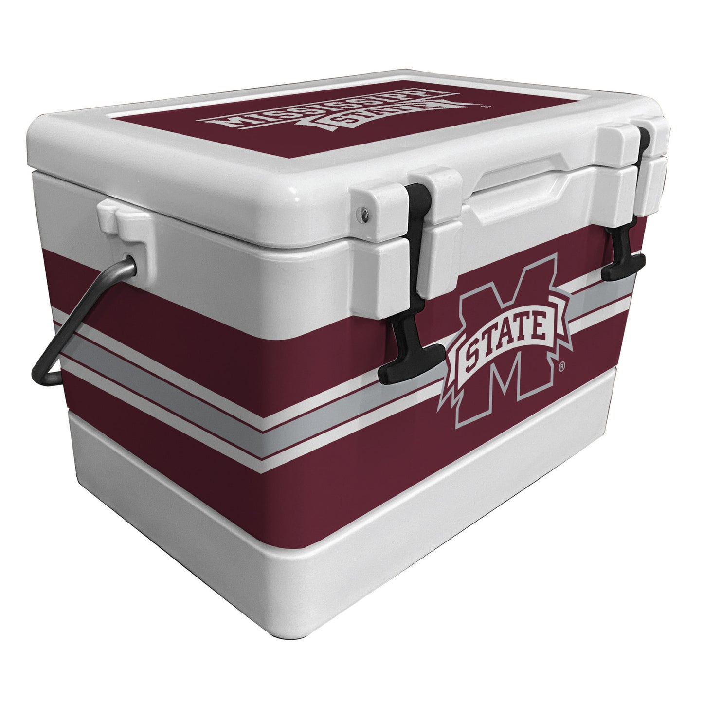 White Mississippi State Bulldogs 32-Can Classic Cooler