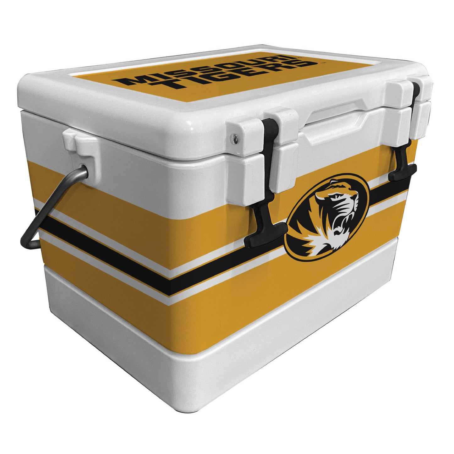 White Missouri Tigers 32-Can Classic Cooler