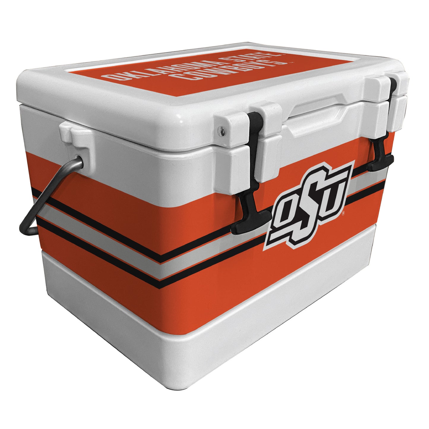 White Oklahoma State Cowboys 32-Can Classic Cooler