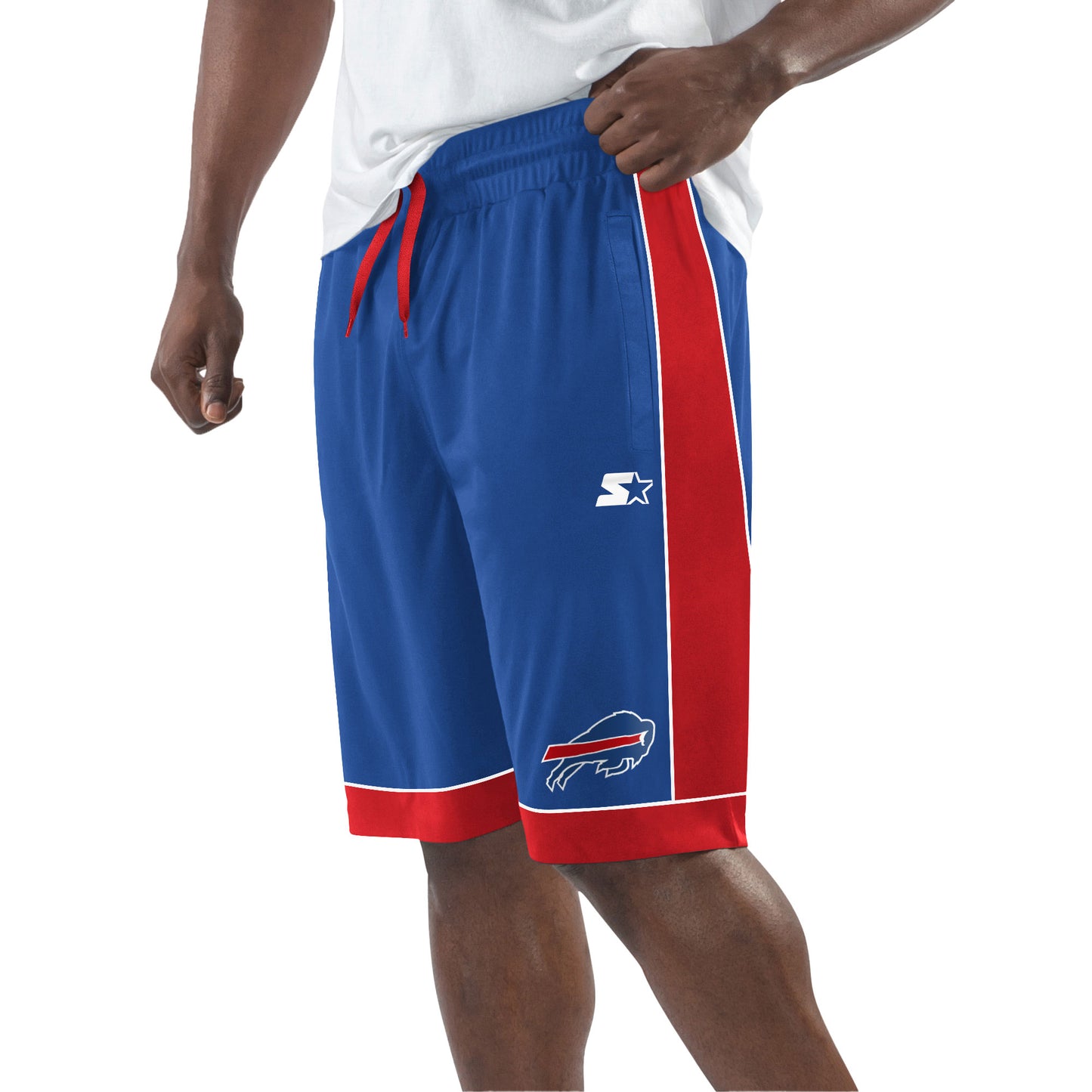 Men's Starter Royal/Red Buffalo Bills Fan Favorite Fashion Shorts