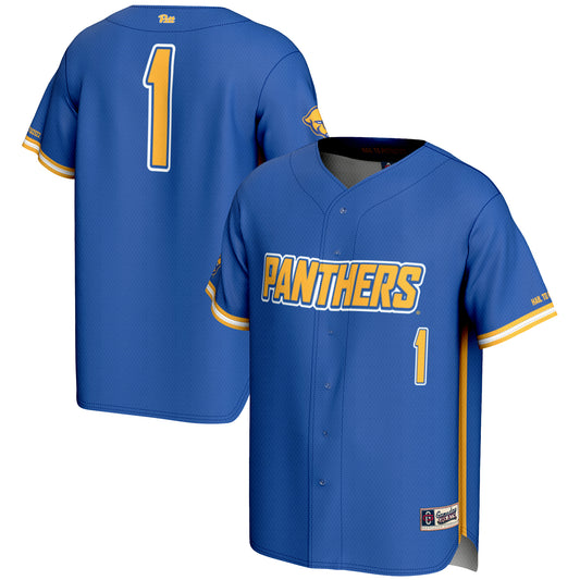 Youth GameDay Greats #1 Royal Pitt Panthers Lightweight Baseball Fashion Jersey