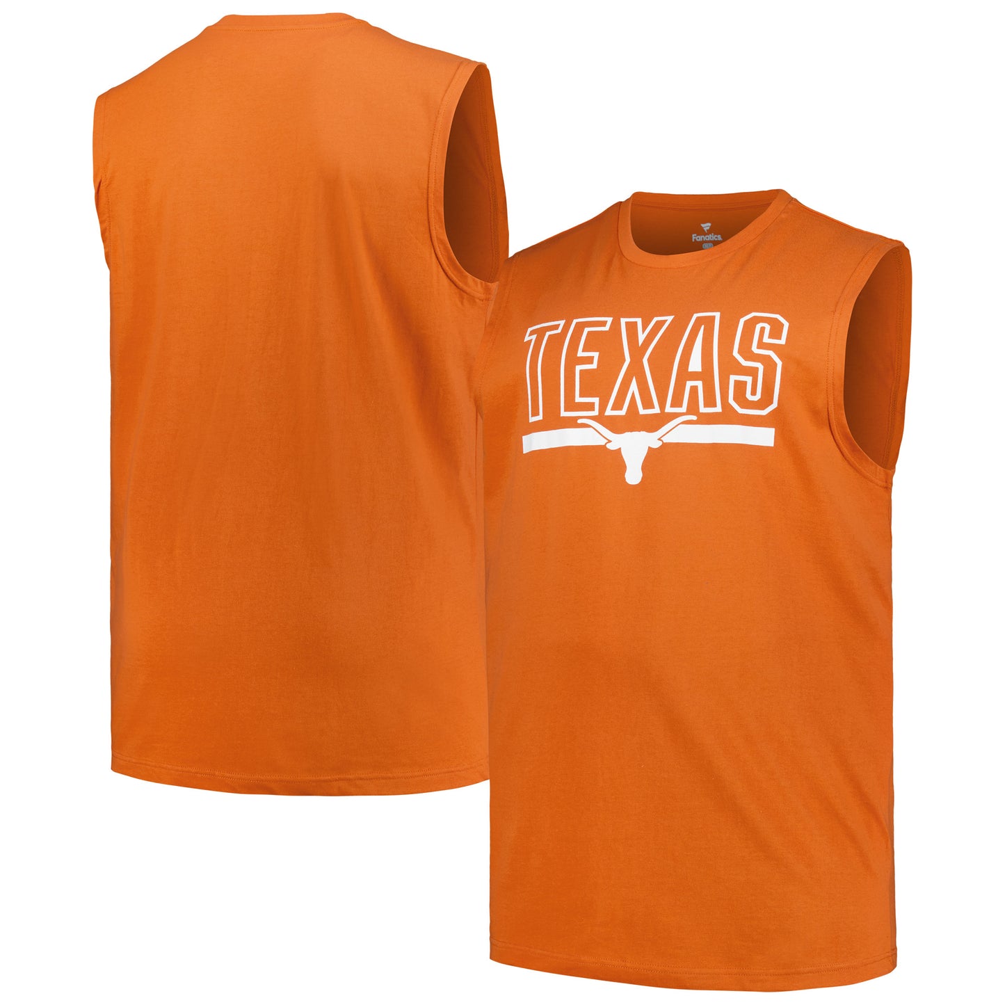 Men's Profile Texas Orange Texas Longhorns Big & Tall Tank Top