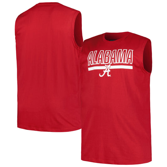 Men's Profile Crimson Alabama Crimson Tide Big & Tall Tank Top