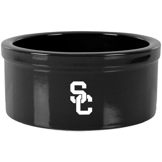 Black USC Trojans 5" Pet Bowl