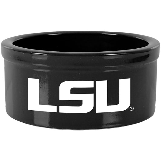 Black LSU Tigers 5" Pet Bowl