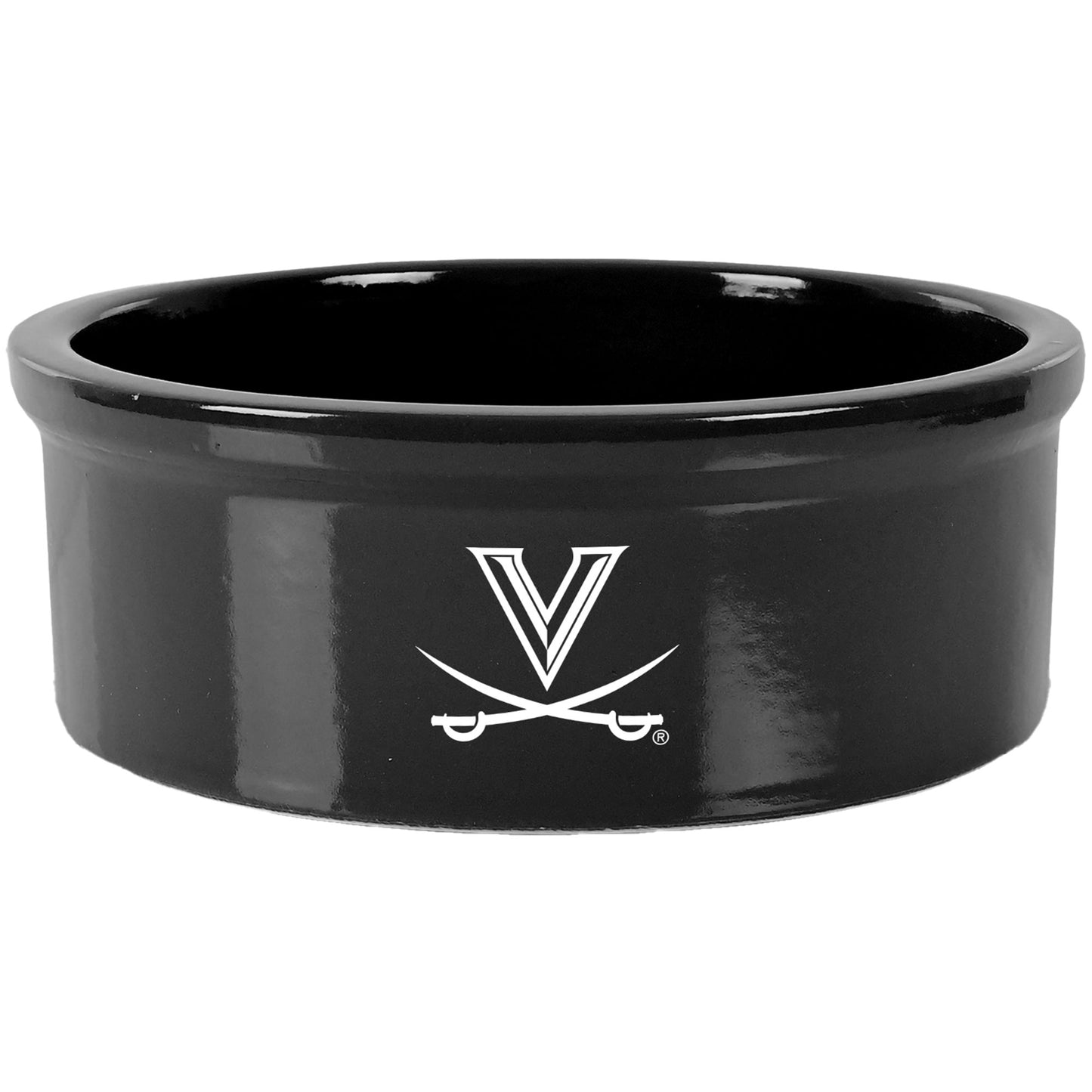 Black Virginia Cavaliers 7" Pet Bowl