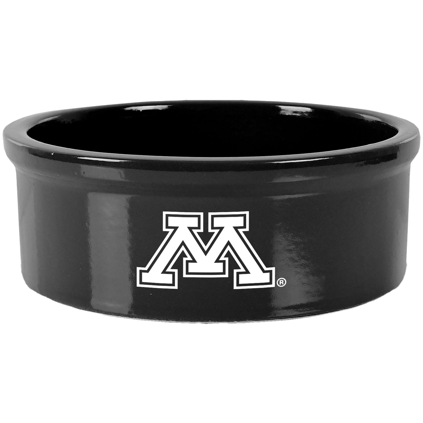 Black Minnesota Golden Gophers 7" Pet Bowl