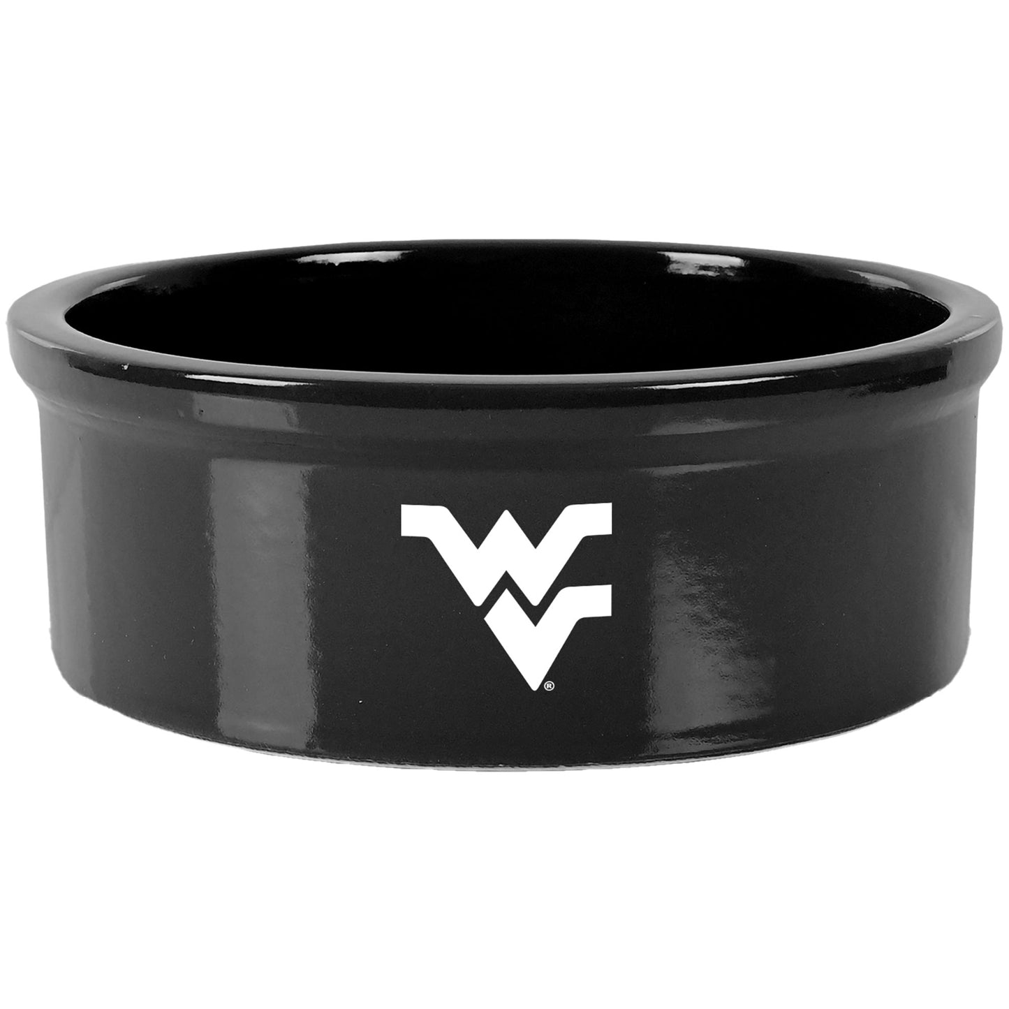 Black West Virginia Mountaineers 7" Pet Bowl