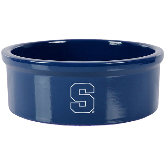 Navy Syracuse Orange 7" Pet Bowl