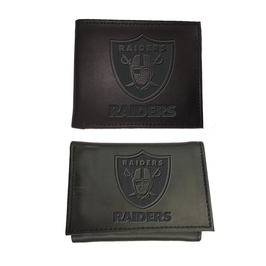 Las Vegas Raiders Bifold & Trifold Wallet Two-Piece Set
